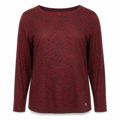 Marks and Spencer Women’s Red Animal Print Long Sleeve T-Shirt Size 18