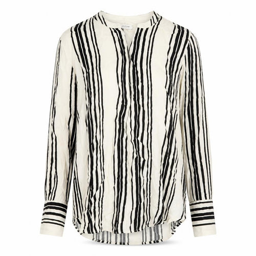 Marks and Spencer Autograph Women’s Black White Striped Blouse Size 14