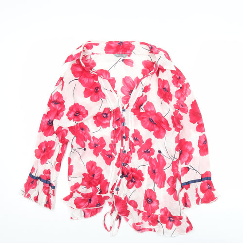 Marks and Spencer Women’s Multicoloured Floral Blouse Size 12
