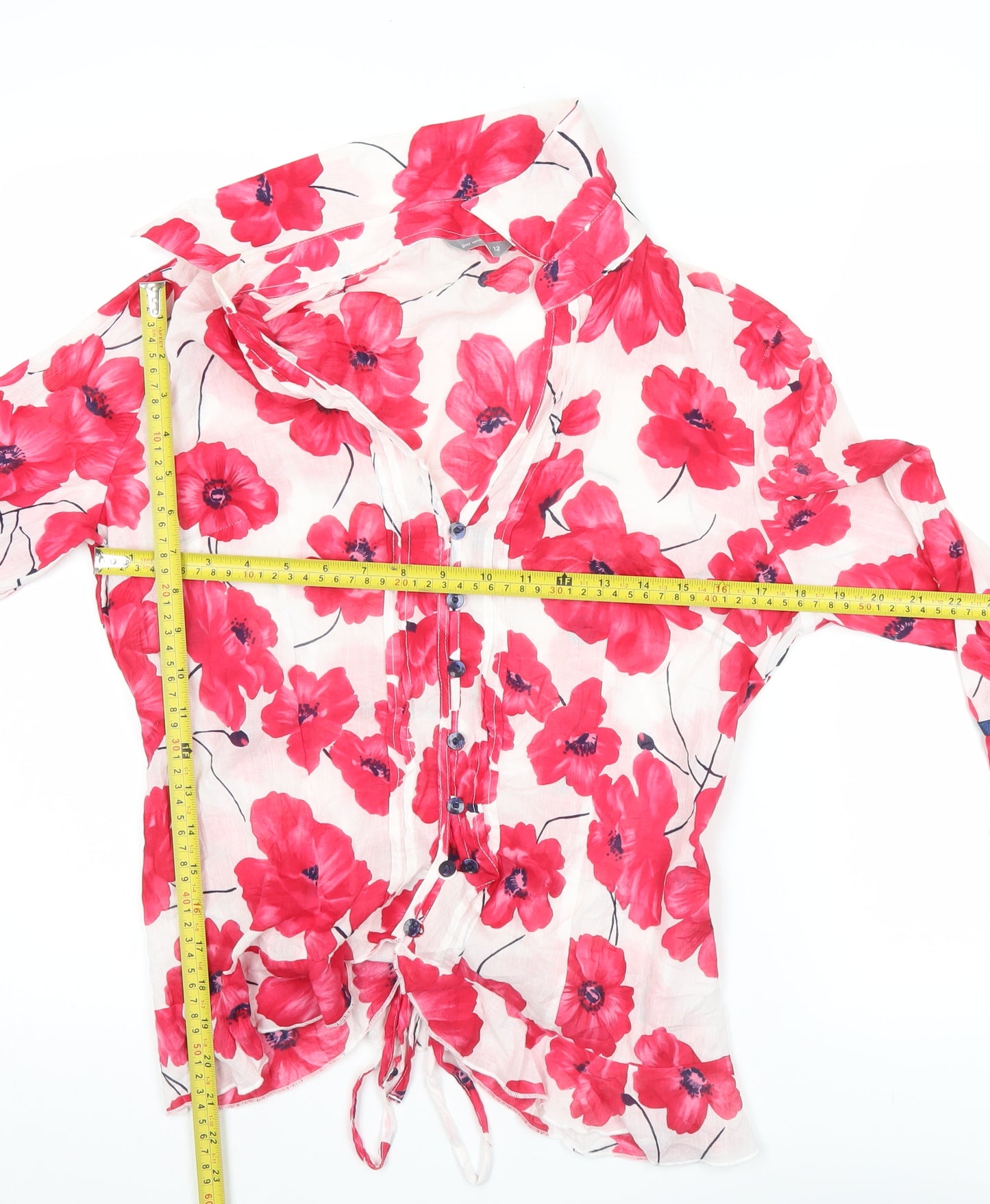 Marks and Spencer Women’s Multicoloured Floral Blouse Size 12