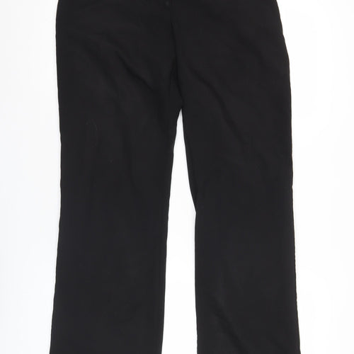 BHS Women’s Black Size 10 Straight Leg Dress Trousers Workwear