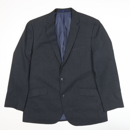 Taylor & Wright Men’s Grey 44R Notch Lapel Blazer Jacket