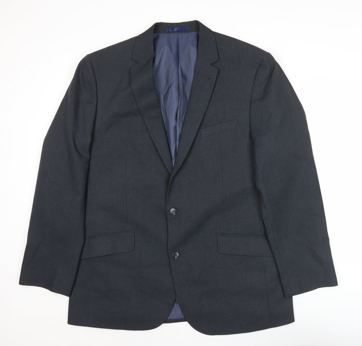 Taylor & Wright Men’s Grey 44R Notch Lapel Blazer Jacket