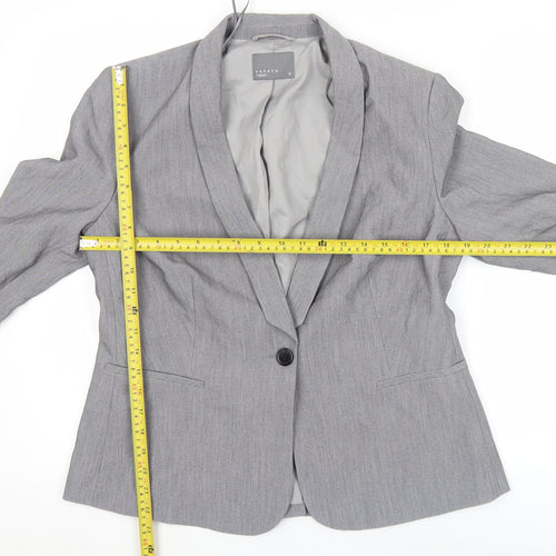 Papaya Women’s Grey Blazer Size 14 Classic Work Office Jacket