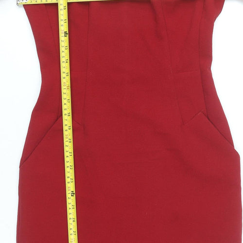 Next Women’s Red Sheath Knee Length Dress Size 6