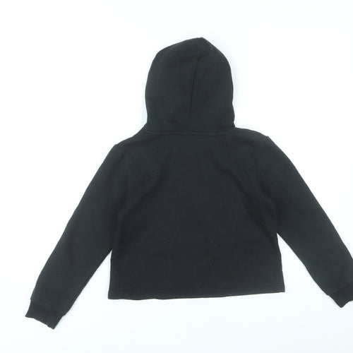 Harry Potter Girls Black Hoodie 9-10 Years Pullover Glitter Platform 9¾