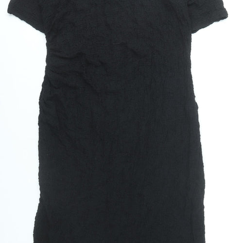 Marks and Spencer Women’s Black Sheath Dress Size 16 Short Sleeve