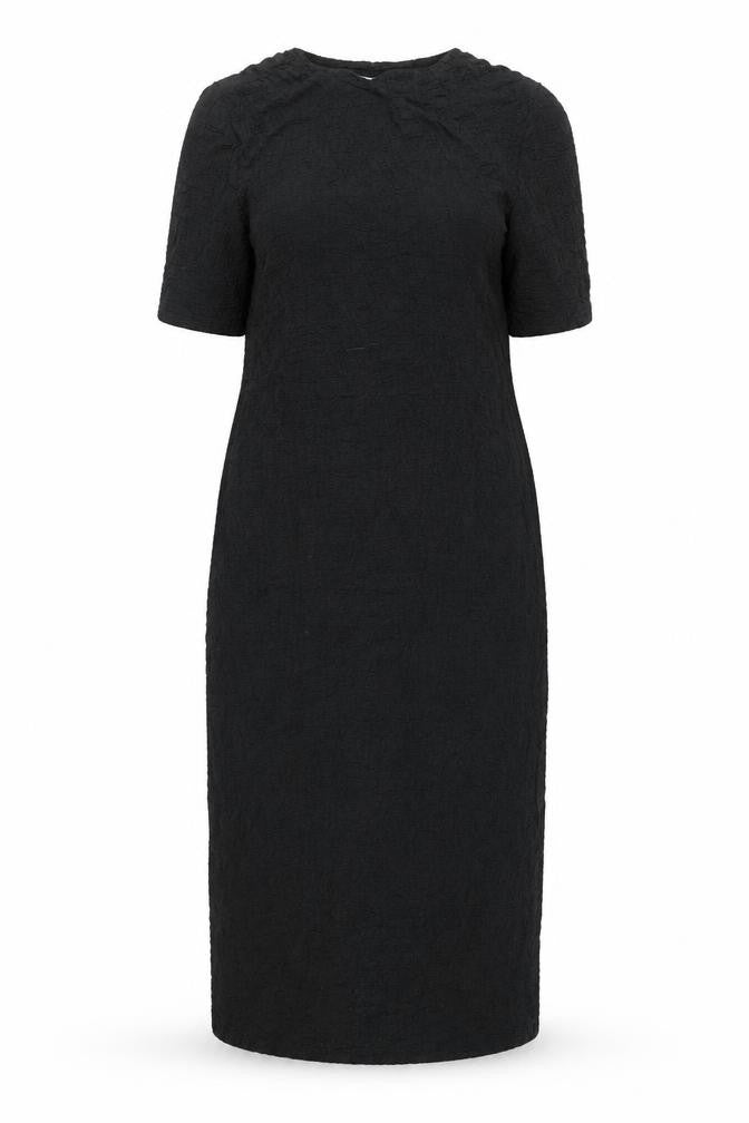 Marks and Spencer Women’s Black Sheath Dress Size 16 Short Sleeve