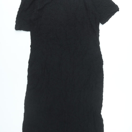 Marks and Spencer Women’s Black Sheath Dress Size 16 Short Sleeve
