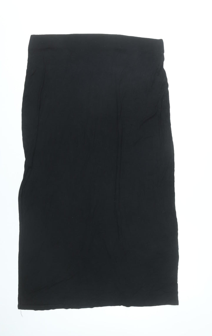 Old Navy Women’s Black XL Pencil Skirt Knee Length Rayon Blend