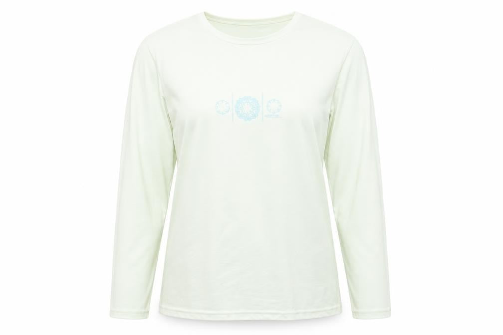 Craghoppers Womens Ivory Size 14 Long Sleeve Crew Neck Polyester T-Shirt