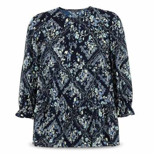 Marks and Spencer Women’s Blue Floral Shift Dress Size 16