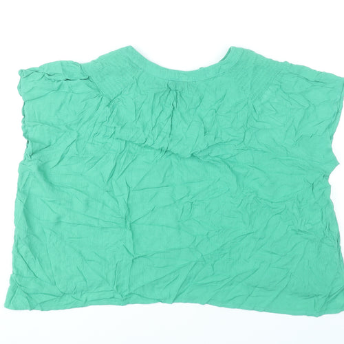 Live Unlimited Women’s Green Tunic Blouse Size 14 Viscose