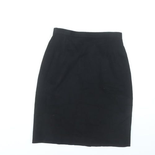 Jigsaw Womens Black Size 10 Pencil Knee Length Work Skirt