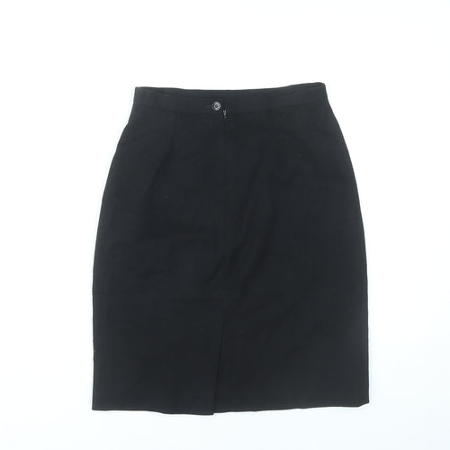 Jigsaw Womens Black Size 10 Pencil Knee Length Work Skirt