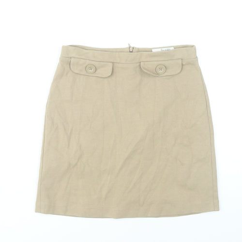 Boden Women’s Beige Straight Pencil Skirt UK 8 Knee Length
