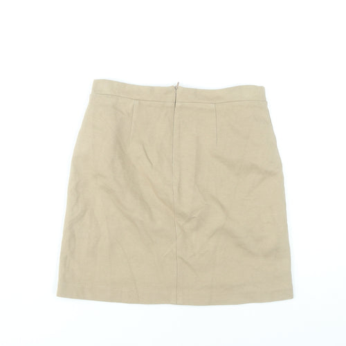 Boden Women’s Beige Straight Pencil Skirt UK 8 Knee Length