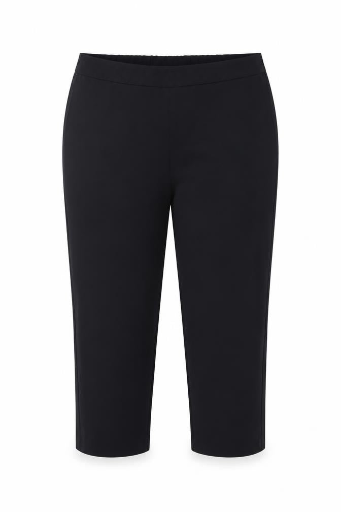 Bonmarché Women Black Size 18 Straight Leg Trousers Polyester Workwear