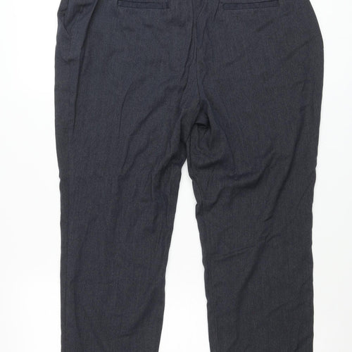 Bonmarché Women’s Grey Size 16 Tapered Leg Stretch Trousers