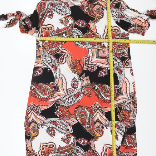 Wallis Petite Women’s Multicoloured Paisley Shift Dress UK16