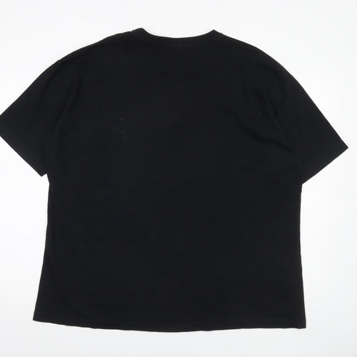 Australian Grown Men's XL Black Cotton Australia Patriotic Graphic T-Shirt