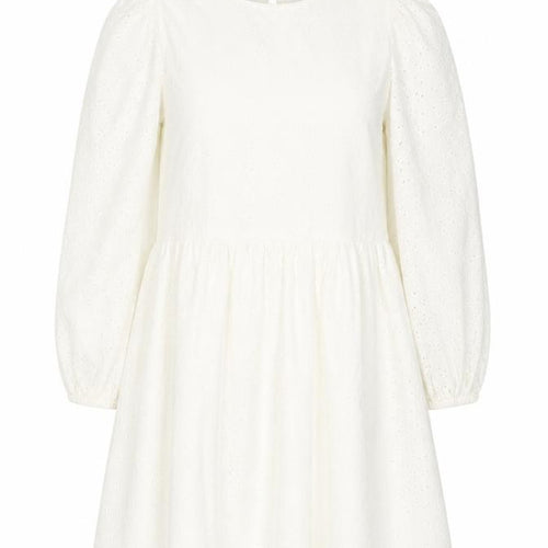 In The Style Womens White Cotton A-Line Dress Size 14