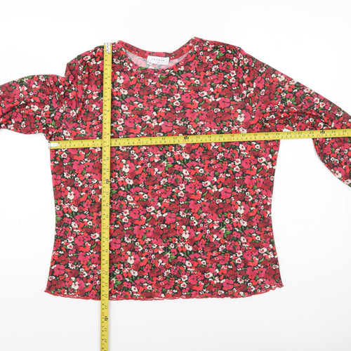 Papaya Women’s Multicoloured Floral Long Sleeve Blouse UK 16