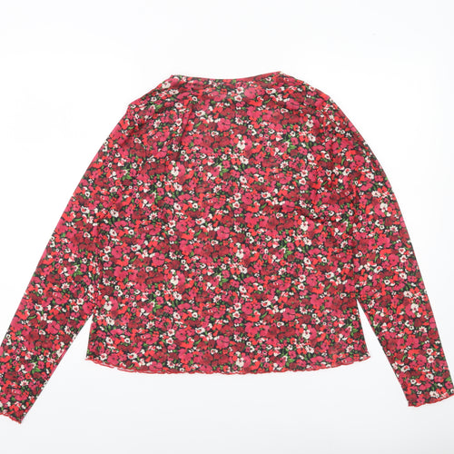 Papaya Women’s Multicoloured Floral Long Sleeve Blouse UK 16