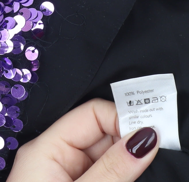 John Lewis Girls Multicoloured Sequin A-Line Party Dress Size 6 Years