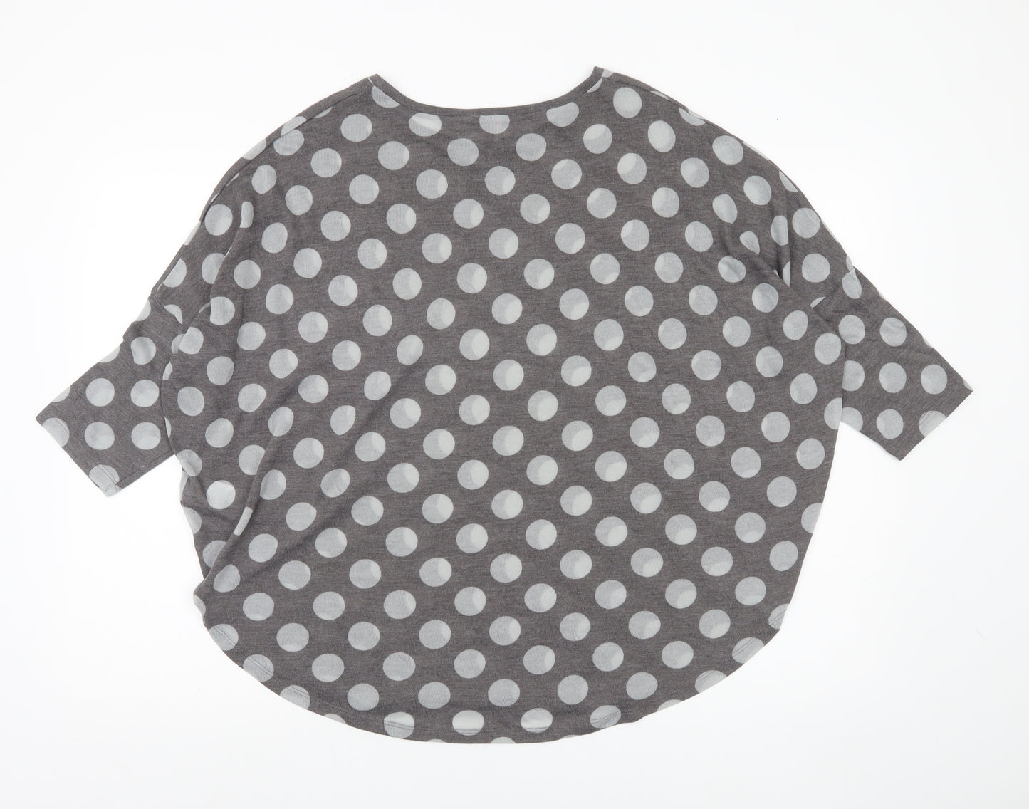 Phase Eight Women’s Grey Polka Dot Jumper Size 16 Pullover Knit