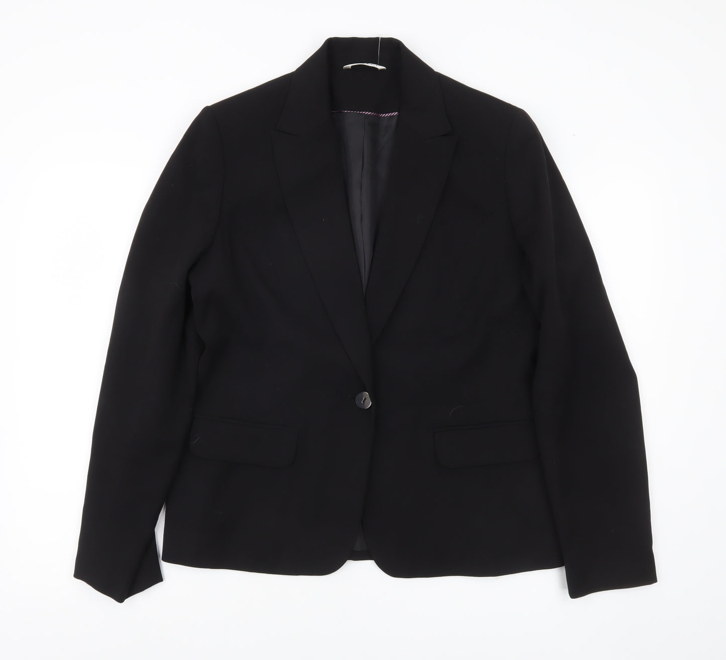 George Women’s Black Size 16 Blazer Jacket Single-Breasted