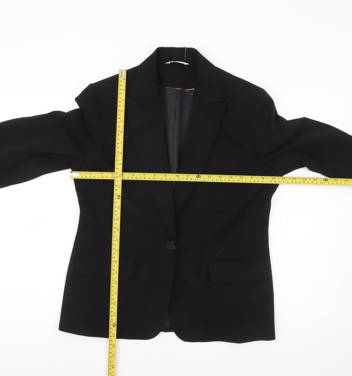 George Women’s Black Size 16 Blazer Jacket Single-Breasted