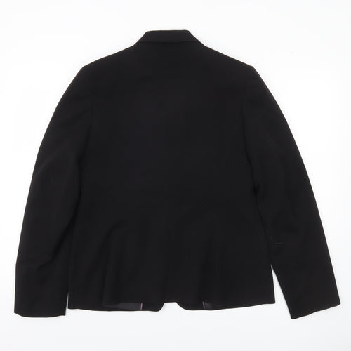 George Women’s Black Size 16 Blazer Jacket Single-Breasted