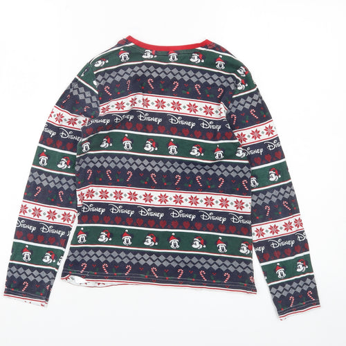 Disney Boys Multicoloured 9-10 Years Mickey Christmas Pyjama Top
