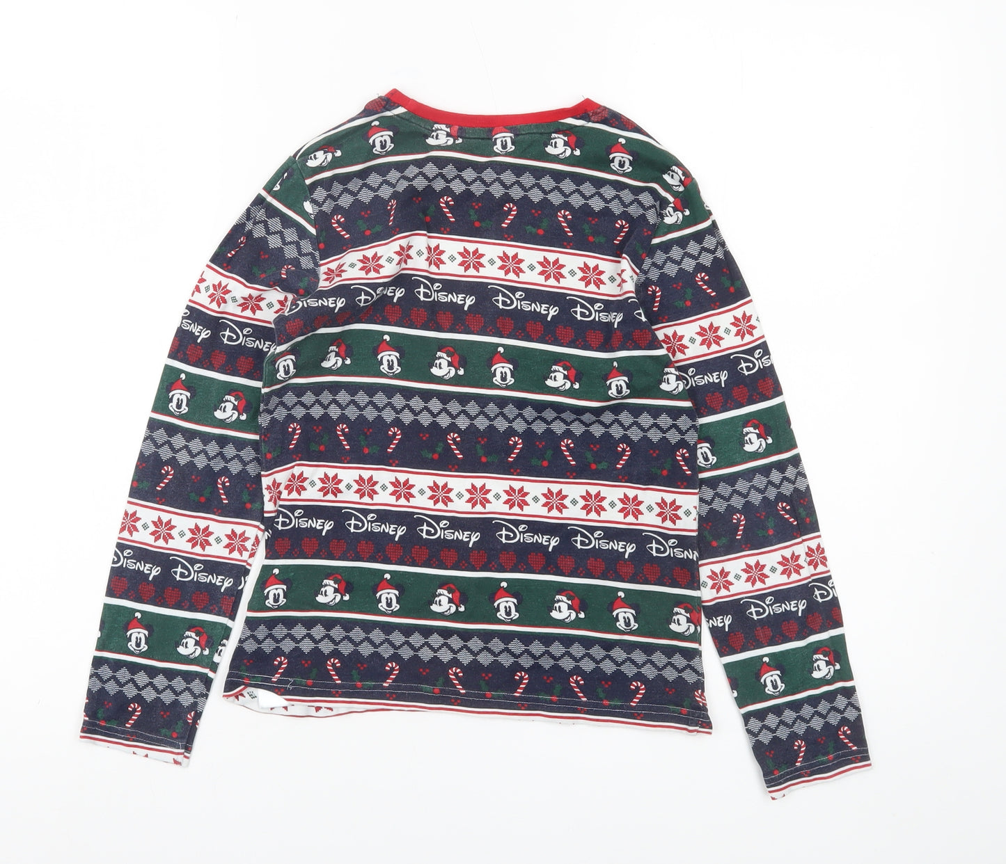 Disney Boys Multicoloured 9-10 Years Mickey Christmas Pyjama Top