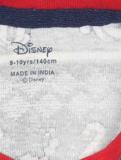 Disney Boys Multicoloured 9-10 Years Mickey Christmas Pyjama Top