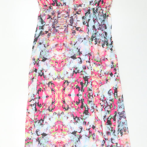 Together Women’s Multicoloured Midi Maxi Dress Size 14 V-Neck Sleeveless