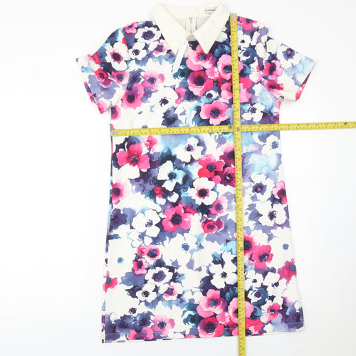 Glamorous Women’s Multicoloured Floral Shift Dress Size 12