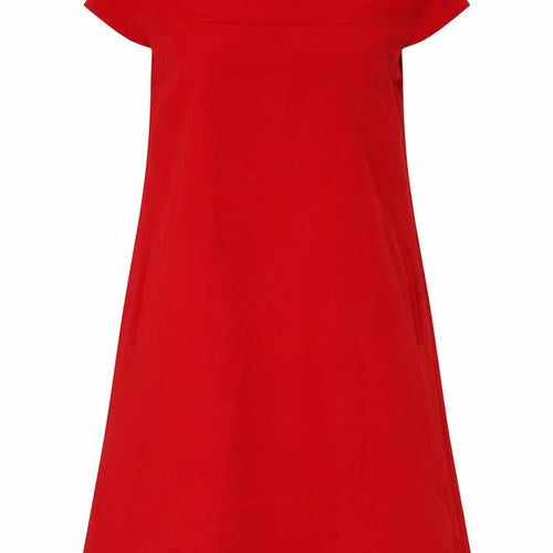 AGGI Women’s Red Shift Dress Size 8 Short Sleeve Round Neck