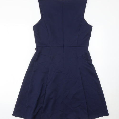 Dorothy Perkins Women’s Blue Size 12 Fit & Flare Knee Length Dress