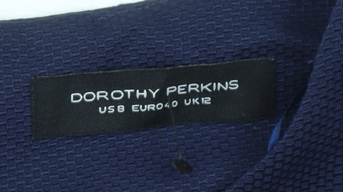 Dorothy Perkins Women’s Blue Size 12 Fit & Flare Knee Length Dress