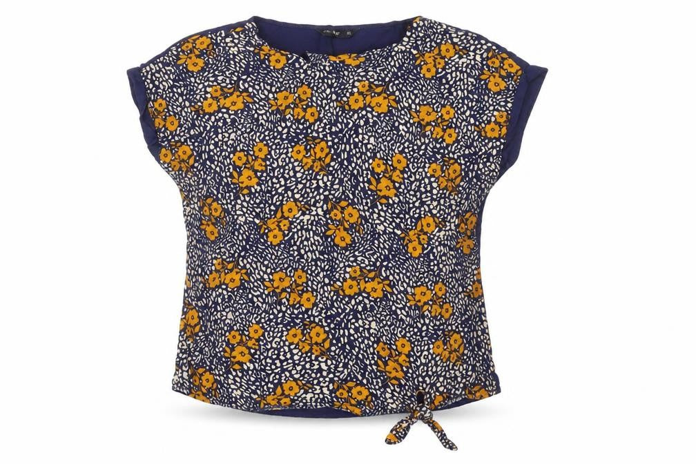 F&F Women’s Multicoloured Floral Tunic Blouse Size 12