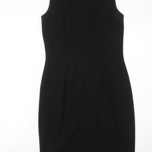 Next Women Black Size 8 Sheath Knee Length Sleeveless Dress