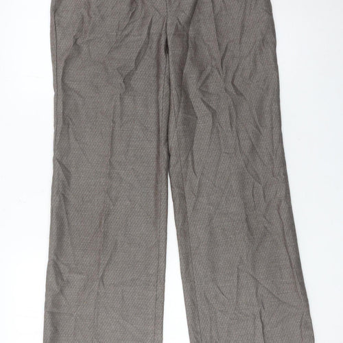 Next Women’s Grey Herringbone Dress Pants Size 8 Regular