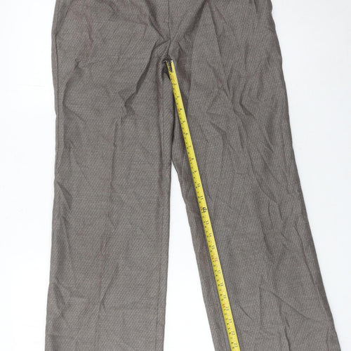 Next Women’s Grey Herringbone Dress Pants Size 8 Regular