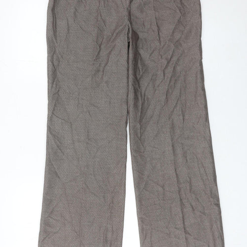 Next Women’s Grey Herringbone Dress Pants Size 8 Regular
