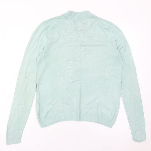 Marks and Spencer Women’s Green Size 10 Mock Neck Pullover Jumper
