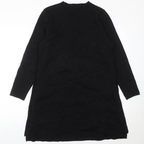 Maria Bellentani Womens Black Button Cardigan M Wool Blend