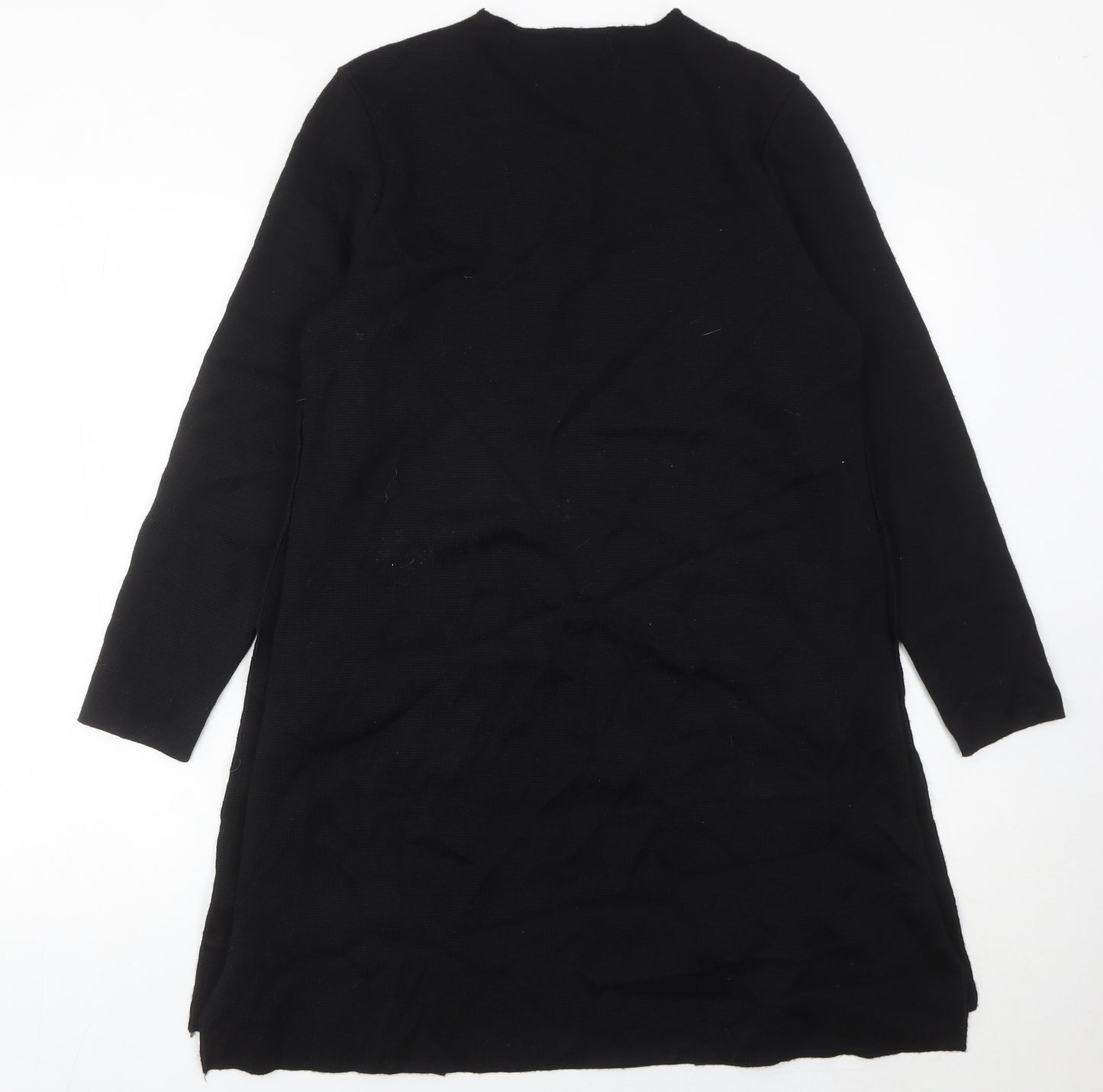 Maria Bellentani Womens Black Button Cardigan M Wool Blend