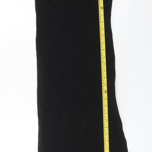 New Look Women’s Black Size 10 Bodycon Midi Knit Dress